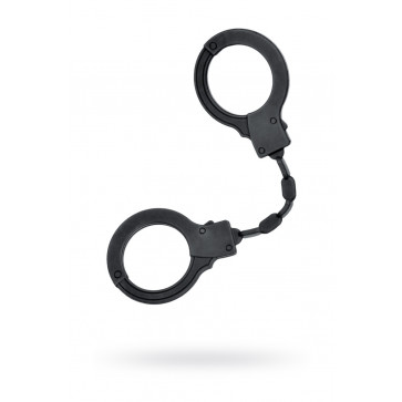 Силіконові наручники A-Toys By Toyfa, силікон, чорні, 33 см
