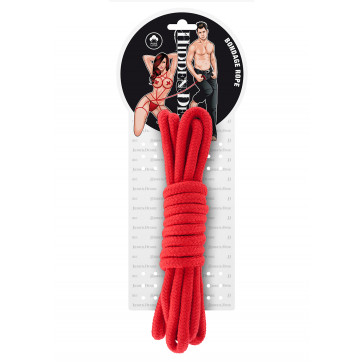 Мотузка - Hidden Desire Bondage Rope Red, 3 м