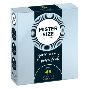 Презервативи - Mister Size 49 мм в упаковці 3 шт