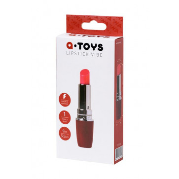 Вібростимулятор - A-Toys by TOYFA Smac, ABS пластик, червоний, 9 см