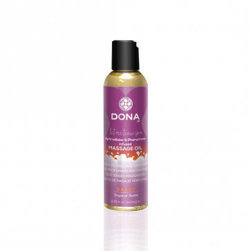 Масажна олія DONA Massage Oil SASSY - TROPICAL TEASE (110 мл) з феромонами та афродизіаками