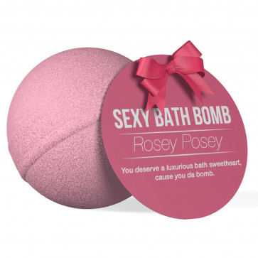 Супер-бомбочка для ванни Dona Bath Bomb - Rosey Posey (128 гр), приємний аромат троянди