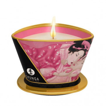 Масажна свічка Shunga MASSAGE CANDLE - Rose Petals (170 мл)