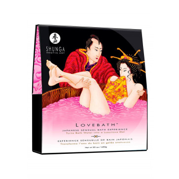 Гель для ванни Shunga LOVEBATH - Dragon Fruit 650гр, робить воду ароматним желе зі SPA ефектом