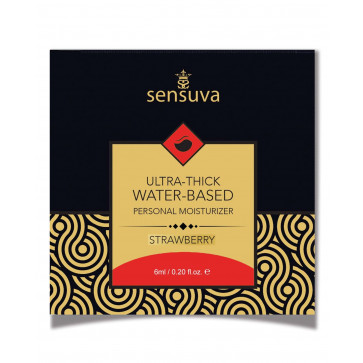 Пробник Sensuva - Ultra–Thick Water Based Strawberry (6 мл)