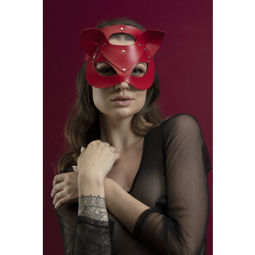 Маска кішки Feral Feelings - Catwoman Mask червона
