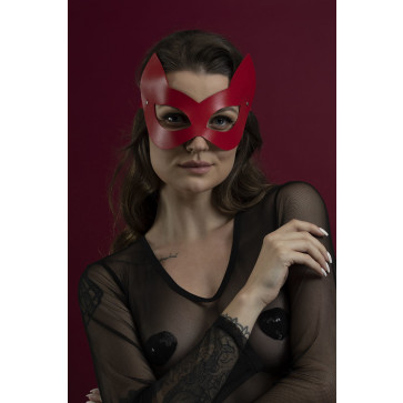 Маска кішки Feral Feelings - Kitten Mask червона