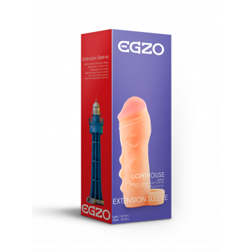 Подовжуюча Насадка - презерватив EGZO ES002