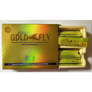 Возбуждающие капли "Gold Fly" новый дизайн