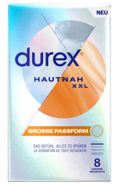 Презервативи - Durex Hautnah XXL 8pcs