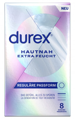 Презервативи - Durex Hautnah Extra Feucht 8pc