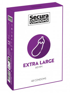 Презервативи - Secura Extra Large, 48 шт.