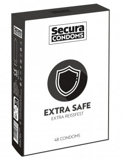 Презервативи - Secura Extra Safe, 48 шт.