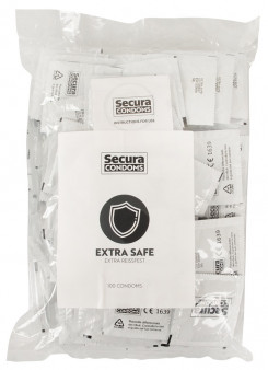 Презервативи - Secura Extra Safe, 100 шт.