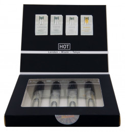 Тестовий набір чоловічих парфумів з феромонами - HOT Tester Box Men, 4 x 5 мл