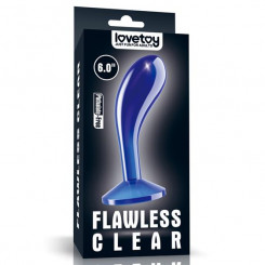 Анальна пробка - Flawless Clear Prostate Plug 6" Blue