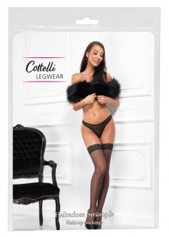 Панчохи - 2520680 Cottelli Collection Hold-Up Stock Black - 2