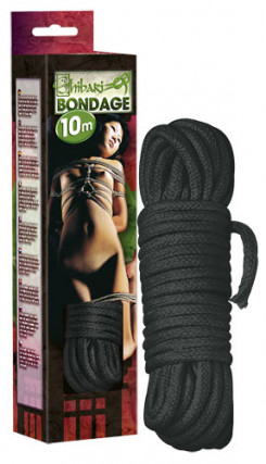 Мотузка - 2490048 Bondage rope, black, 10 м