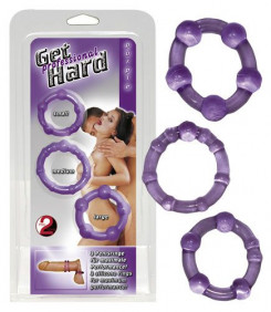 Набір ерекційних кілець - Get Hard Purple