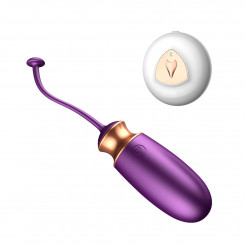 Віброяйце - Vibrating Silicone Love Egg Purple, USB, 10 Function, Heating, Voice Control