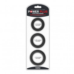 Ерекційні кільця - Power Plus Soft Silicone Snug Ring Black Black