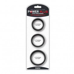 Ерекційні кільця - Power Plus Soft Silicone Pro Ring Black Black