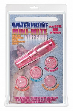 Кліторальний стимулятор - Waterproof Mini Mite, рожевий