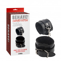 Наручники - Behave! Obey Me Leather Hand Cuffs