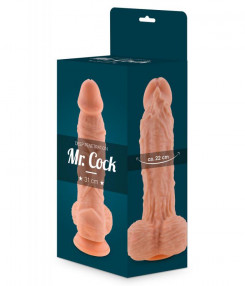 Фалоімітатор - Mr. Cock Flesh Dildo PVC natural, 31 см