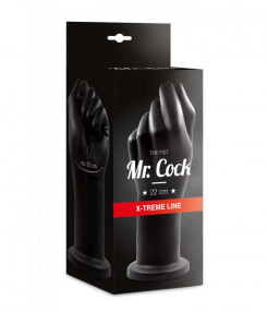 Анальний затор - Mr. Cock X-Treme Line Fist Anal Plug PVC black, 22 см