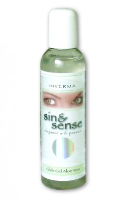 Масажна олія - Sin&Sense Glide Gel Aloe Vera, 150 мл