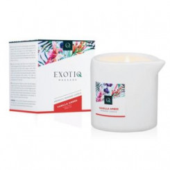 Масажна свічка - EXOTIQ Massage Candle Purple Rose Smell, 200 г