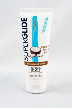 Оральне мастило - HOT Superglide Edible Lubricant Waterbased - COCONUT, 75мл