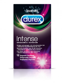 Презервативи - Durex Intense Orgasmic, 12 шт.