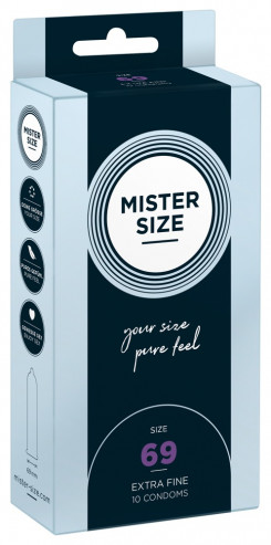 Презервативи - Mister Size 69 мм в упаковці 10 шт