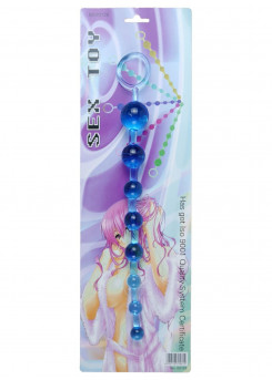 Анальні намисто Jelly Anal Beads BLUE, BS6700087
