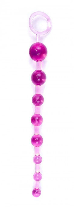 Анальні намисто Jelly Anal Beads Purple, SKN-ANL033 Purple
