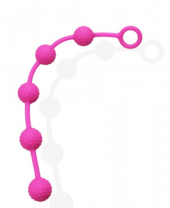 Анальні намисто Silicone Anal Beads Blue, SKN-ANL035 Pink