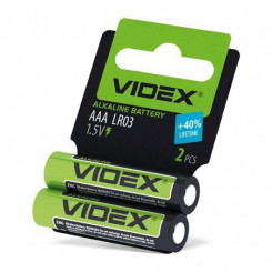 Батарейка лужна Videx Alkaline LR03 AAA (2 шт)