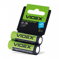 Батарейка лужна Videx Alkaline LR6 AA (2 шт)