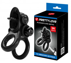 Ерекційне вібро кільце Pretty Love Passionate Ring, BI-210225