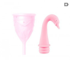 Менструальна чаша Femintimate Eve Cup розмір L із переносним душем, діаметр 3,8см