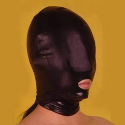 Чорна маска з вінілу