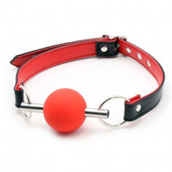 Кляп Metal Rod Silicone Ball Gags Red