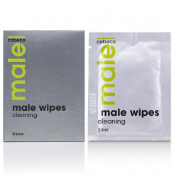 Серветки для чоловіків, що очищають MALE Cobeco Wipes Cleaning (6x2,5ml)