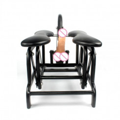 Міцний металевий каркас телескопічний дистанційний секс-машина крісло секс-меблі з одним безкоштовним фалоімітатором Flying Bird