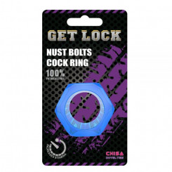 Блакитне ерекційне кільце Nust Bolts Cock Ring