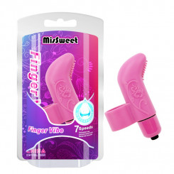 Рожевий вібростимулятор на палець MisSweet Finger Vibe