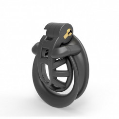 Легкий и стильный мужской пояс верности Double-Arc Cuff Penis Ring F