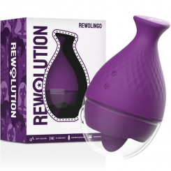Вібростимулятор для клітора фіолетовий Rewolution Rewolingo Tongue